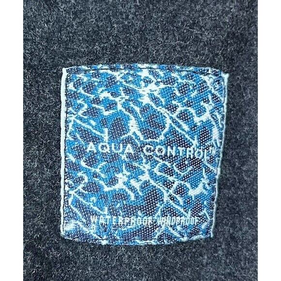 Newport Harbor Wool Cashmere Blend Gray Overcoat Jacket Waterproof Size XL - Picture 8 of 10